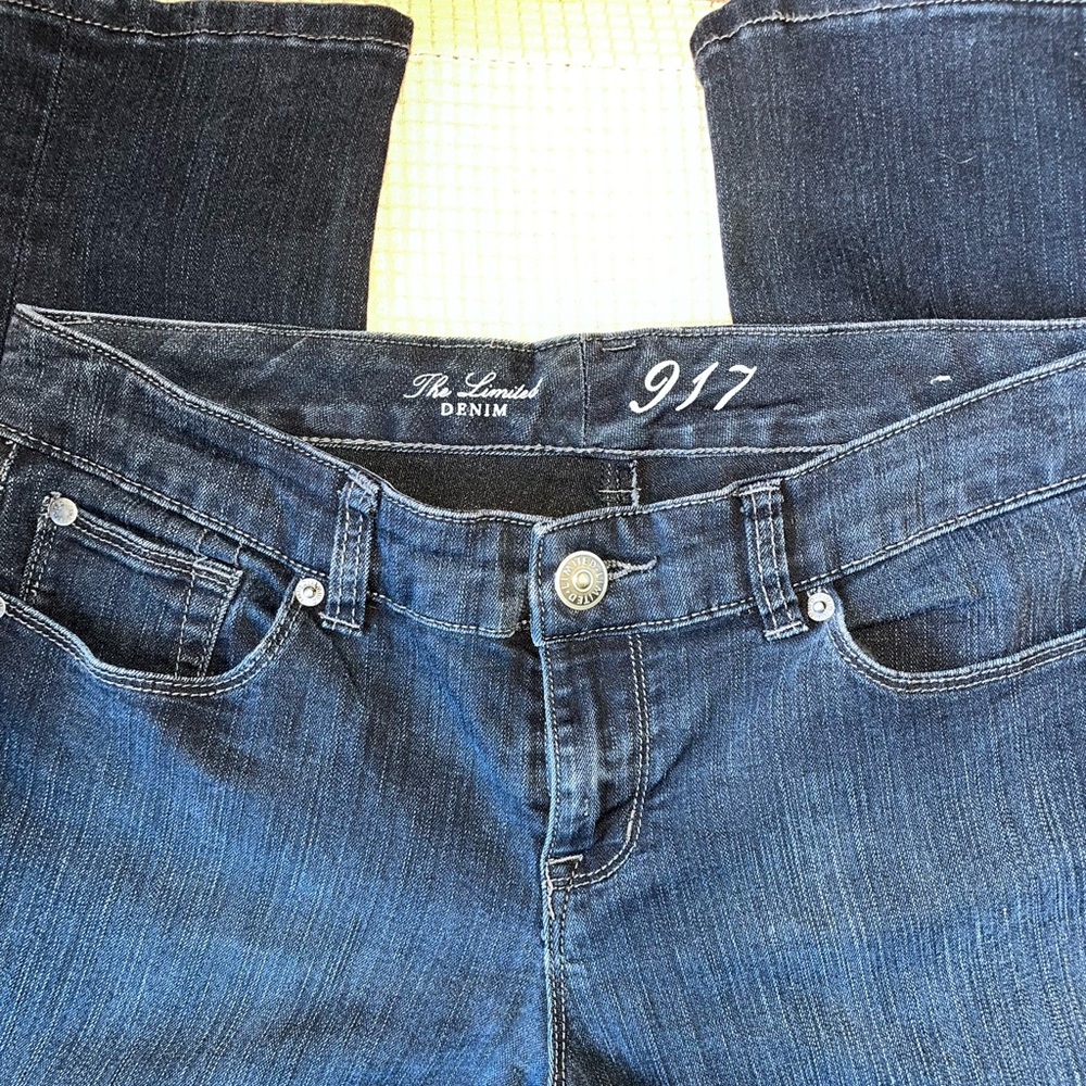 The Limited Women's Dark Blue High Rise Jeans